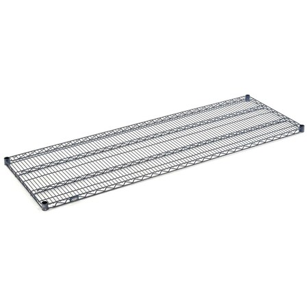 Nexel on Wire Shelving Add-On, Blue Epoxy, 72W X 21D X 63H A21726N